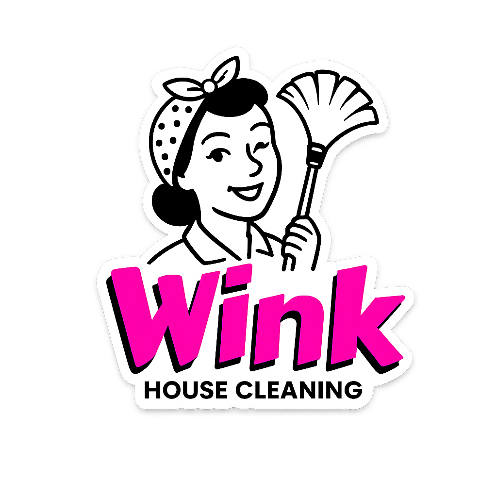 Wink House Cleaning sticker